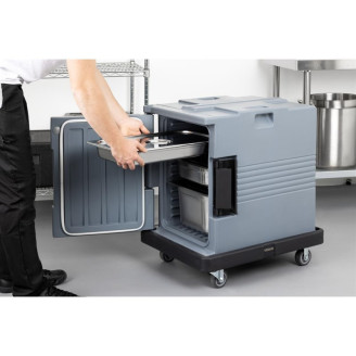 Vogue Thermo-Box 600 Voorlader Box Zwart - 465X610x630mm