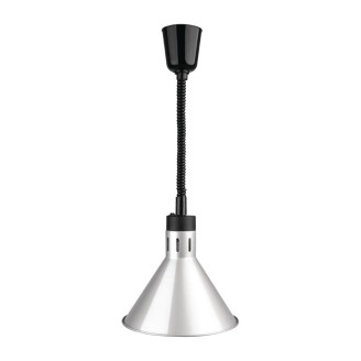 Buffalo verstelbare wamhoudlamp zilver