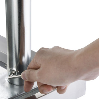 Vogue dubbele spoeltafel spoelbak links
