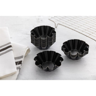 Matfer Bourgeat anti-kleef mini briochevorm 7,5 cm (12 stuks)