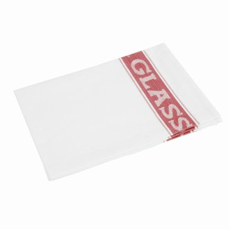 Vogue glasdoek rood