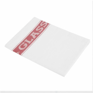 Vogue glasdoek rood