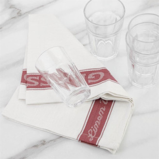 Vogue glasdoek rood
