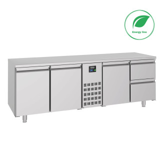 Combisteel 700 koelwerkbank 3drs 2 laden monoblock 632 liter