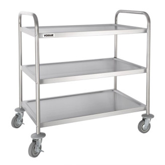 Vogue serveerwagen 3 bladen groot - 535x860x930 mm