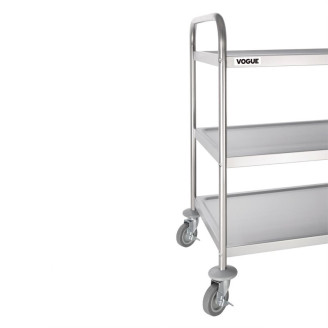 Vogue serveerwagen 3 bladen groot - 535x860x930 mm