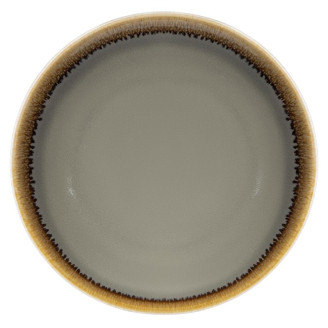 Olympia Kiln ronde coupeborden grijs 17,8cm