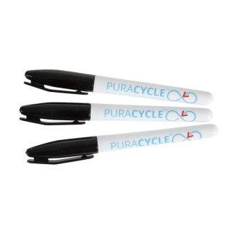 Puracycle gifvrije permanentmarkers zwart