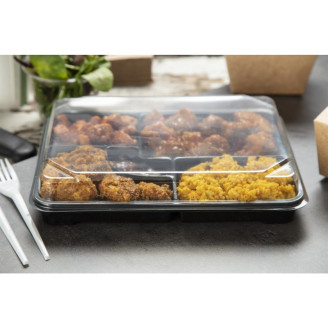 Faerch recyclebare bentobox deksels 263 x 201mm (90 stuks)