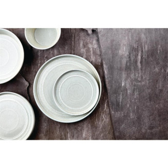 Olympia Cavolo plat rond bord zacht groen 27cm