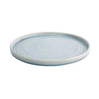 Olympia Cavolo plat rond bord ijsblauw 27cm