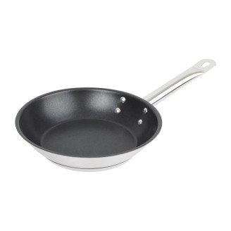 Vogue Platinum Plus anti-aanbak RVS koekenpan 20cm