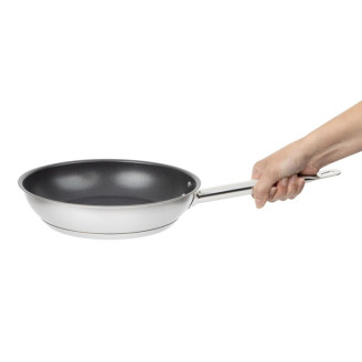 Vogue Teflon anti-aanbak RVS koekenpan - 24cm