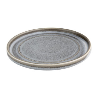 Olympia Cavolo Plat Rond Bord Grijs - 180mm (6 Stuks)