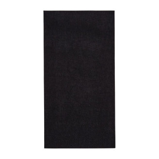Fiesta Recyclable 3-laags dinerservetten 1/8 vouw zwart 400mm (1000 stuks)