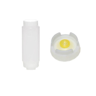 FIFO Bottle Knijpfles - met wit schroefdeksel - 355ml - 12 Stuks
