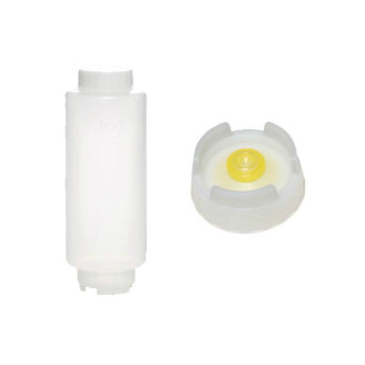 FIFO Bottle Knijpfles - met wit schroefdeksel - 710ml - 6 Stuks
