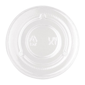 Fiesta Recyclable PET deksels voor bagasse sausbakjes (1000 stuks)