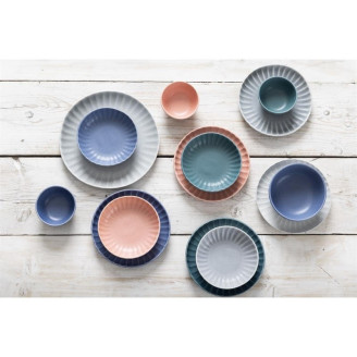 Olympia Koralliet Borden Blauw - 205mm (6 stuks)