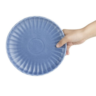 Olympia Koralliet Borden Blauw - 205mm (6 stuks)