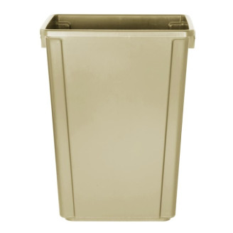 Jantex Smalle Afvalbak Beige - 60L
