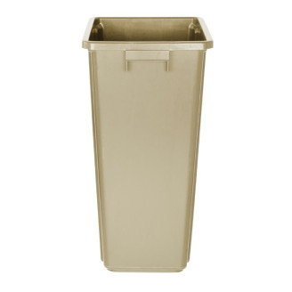 Jantex Smalle Afvalbak Beige - 60L