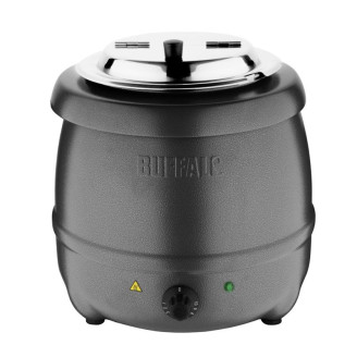 Buffalo grafiet grijze soepketel - 10 liter