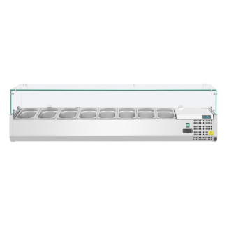 Polar ingredi&euml;ntenkoeling - glazen constructie, 8 x 1/3 GN