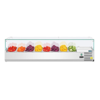 Polar ingredi&euml;ntenkoeling - glazen constructie, 8 x 1/3 GN