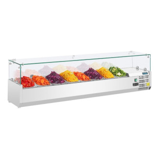 Polar ingredi&euml;ntenkoeling - glazen constructie, 8 x 1/3 GN