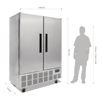 Polar G-serie Slimline koelkast met dubbele deur 960 liter