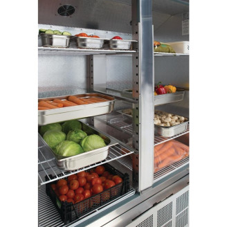 Polar G-serie Slimline koelkast met dubbele deur 960 liter