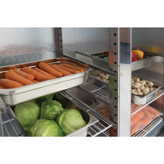 Polar G-serie Slimline koelkast met dubbele deur 960 liter