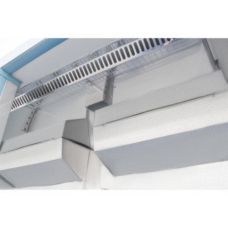 Polar Slimline RVS vrieskast - 960 liter - GD880