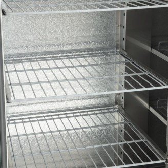 Polar Slimline RVS vrieskast - 960 liter - GD880