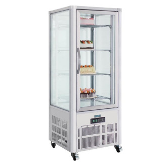 Polar gebakvitrine - roestvrij staal - 400 liter