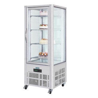 Polar gebakvitrine - roestvrij staal - 400 liter