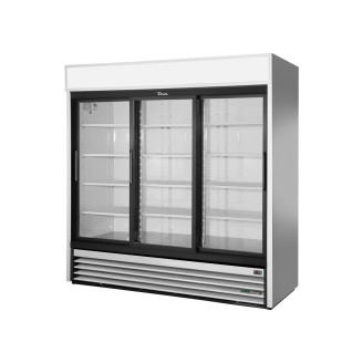 True merchandising koelkast met 3 glazen schuifdeuren - 2039L - alu