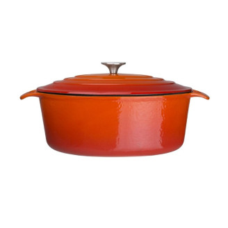 Vogue ovale braadpan oranje 6 liter