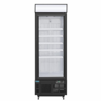 Polar display vrieskast Zwart - 420 liter - GH428