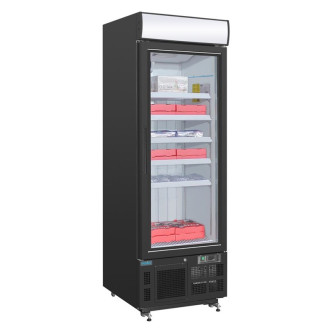 Polar display vrieskast Zwart - 420 liter - GH428