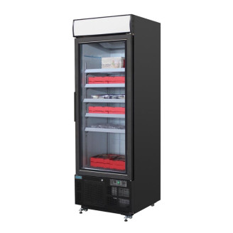 Polar display vrieskast Zwart - 420 liter - GH428