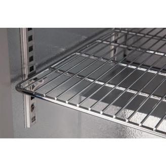 Polar G-serie 2-deurs barkoeling met schuifdeuren zwart 198L