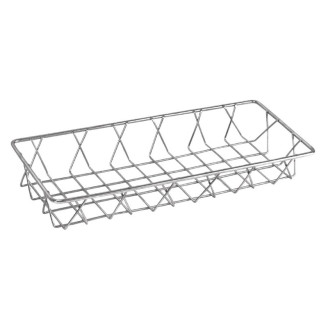 Olympia RVS mand 35x15x5 cm