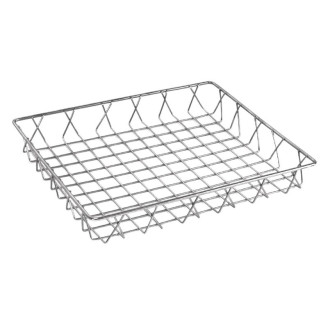 Olympia RVS mand 35x30x5 cm