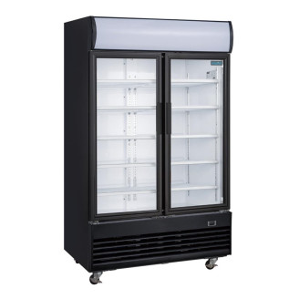 Polar G-Serie Display Koeling met Lichtbak Zwart - GM813 - 950L