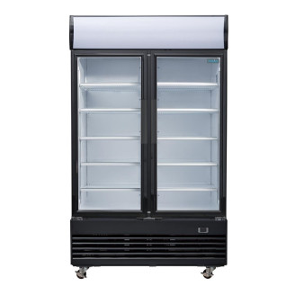Polar G-Serie Display Koeling met Lichtbak Zwart - GM813 - 950L