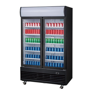 Polar G-Serie Display Koeling met Lichtbak Zwart - GM813 - 950L