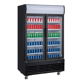 Polar G-Serie Display Koeling met Lichtbak Zwart - GM813 - 950L