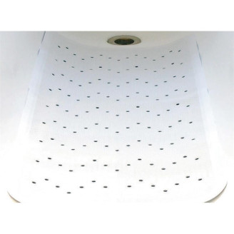Mitre Essentials badmat 74x34cm wit